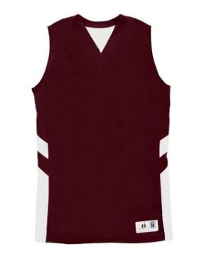 Maroon/ White