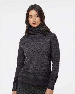 J. America - Women’s Zen Fleece Cowl Neck Sweatshirt - 8930