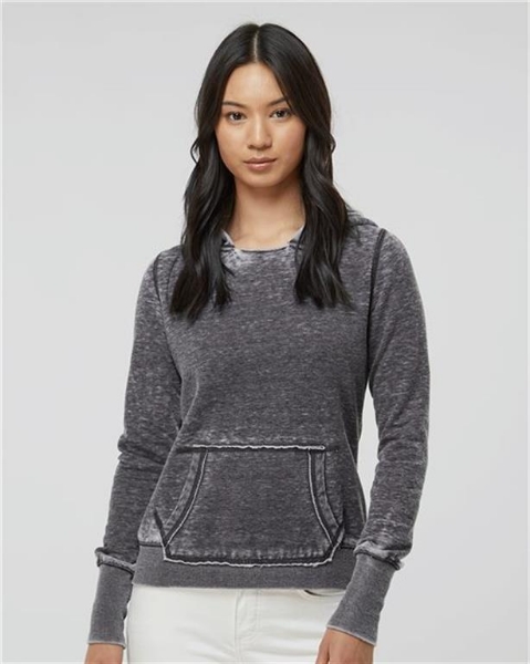 J. America - Women's Zen Fleece Hooded Sweatshirt - 8912