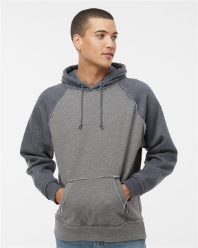 J. America - Vintage Heather Hooded Sweatshirt - 8885