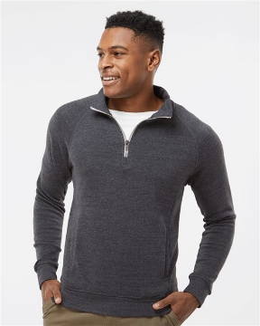 J. America - Triblend Quarter-Zip Sweatshirt - 8869