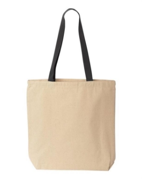 Liberty Bags - Natural Tote with Contrast-Color Handles - 8868