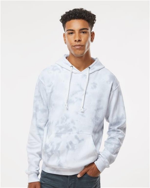 J. America - Tie-Dyed Fleece Hooded Sweatshirt - 8861