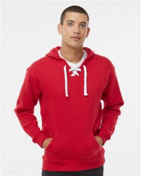 J. America - Sport Lace Hooded Sweatshirt - 8830