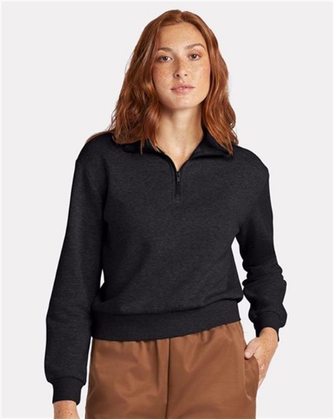 Alternative - Women's Eco-Cozy Fleece Quarter-Zip Sweatshirt - 8808PF