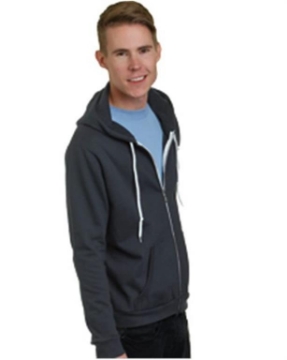 Bayside - USA-Made Full-Zip Fleece Sweatshirt - 875