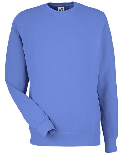 J. America - Pigment-Dyed Fleece Crewneck Sweatshirt - 8731