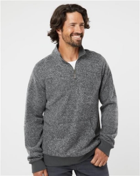 J. America - Aspen Fleece Quarter-Zip Sweatshirt - 8713