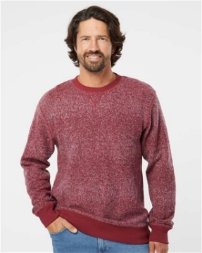 J. America - Aspen Fleece Crewneck Sweatshirt - 8712