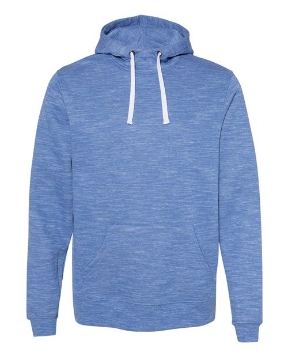 J. America - Mélange Fleece Hooded Sweatshirt - 8677