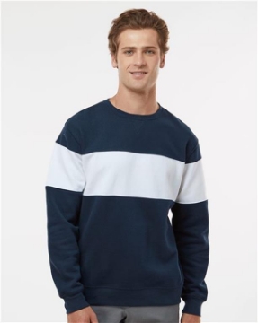 J. America - Varsity Fleece Crewneck Sweatshirt - 8646