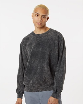 Dyenomite - Premium Fleece Mineral Wash Crewneck Sweatshirt - 845MW