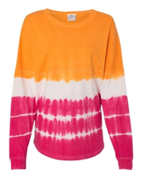 Atomic Orange/ Cosmic Pink Tie-Dye