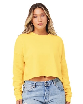 BELLA + CANVAS - Women's Crop Crew Fleece - 7503