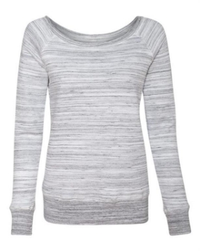 BELLA + CANVAS - Women’s Sponge Fleece Wide Neck Sweatshirt - 7501