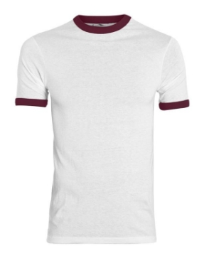 White/ Maroon