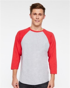 LAT - Baseball Fine Jersey Three-Quarter Sleeve Tee - 6930