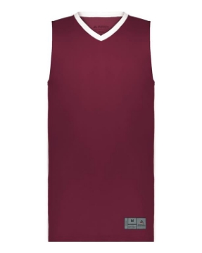 Maroon/ White