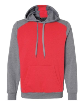 Scarlet/ Grey Heather