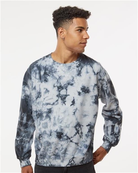 Dyenomite - Blended Tie-Dyed Crewneck Sweatshirt - 681VR