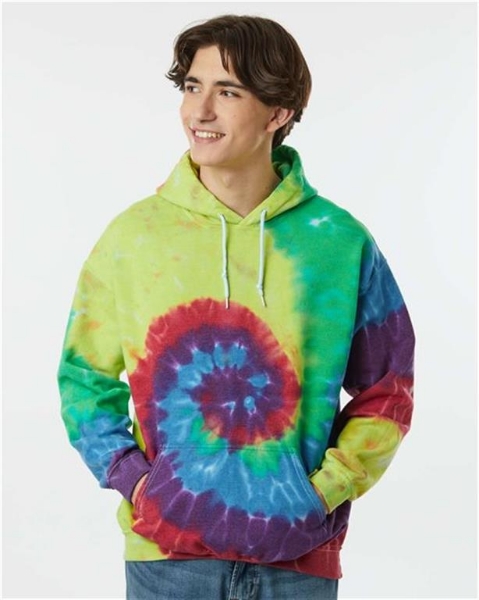 Dyenomite - Blended Tie-Dyed Hooded Sweatshirt - 680VR