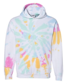 Dyenomite - Youth Blended Tie-Dyed Hooded Sweatshirt - 680BVR