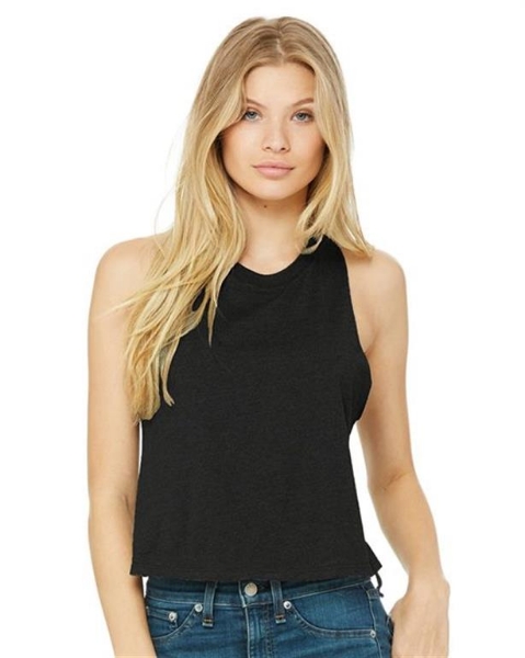 BELLA + CANVAS - Women's Racerback Crop Tank - 6682