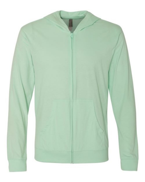 Next Level - Sueded Long Sleeve Hooded Full Zip - 6491