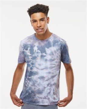 Dyenomite - LaMer Over-Dyed Crinkle Tie-Dyed T-Shirt - 640LM