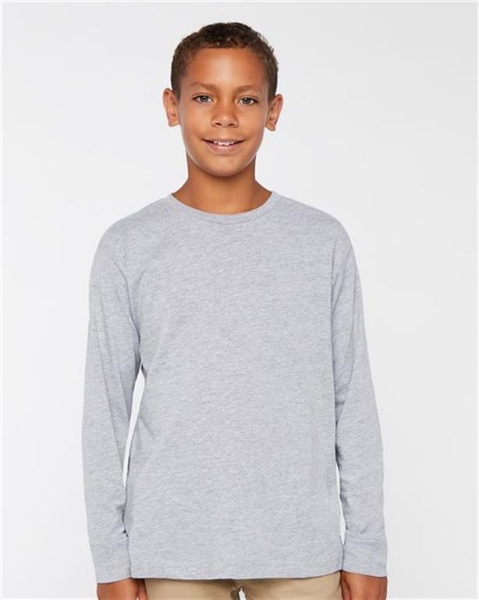 LAT - Youth Fine Jersey Long Sleeve Tee - 6201