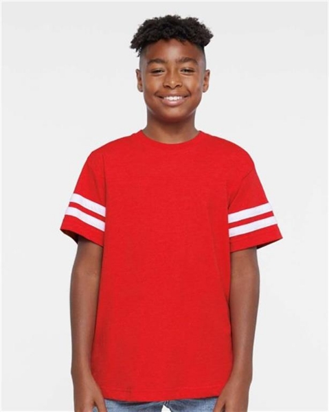 LAT - Youth Football Fine Jersey Tee - 6137