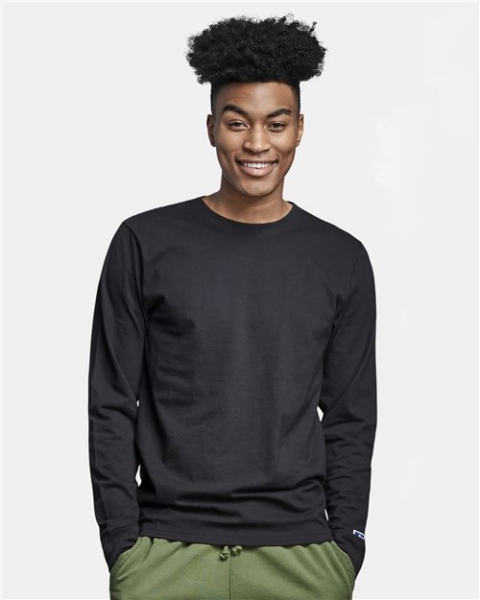 Russell Athletic - Combed Ringspun Long Sleeve T-Shirt - 600LRUS