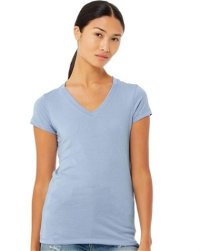 BELLA + CANVAS - Women’s Jersey V-Neck Tee - 6005