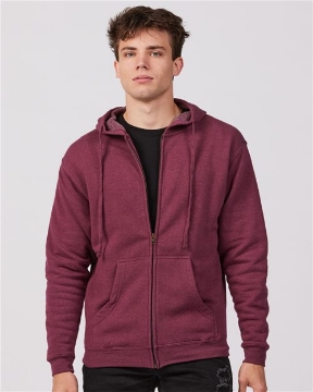 Tultex - Premium Fleece Full-Zip Hooded Sweatshirt - 581