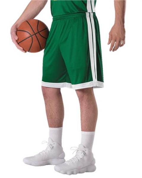 Alleson Athletic - Single Ply Basketball Shorts - 538P