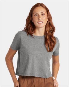 Alternative - Women's Cotton Jersey CVC Go-To Headliner Crop Tee - 5114CV