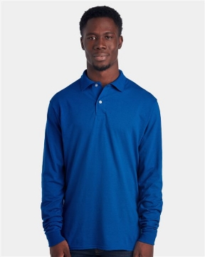 JERZEES - SpotShield® 50/50 Long Sleeve Polo - 437MLR