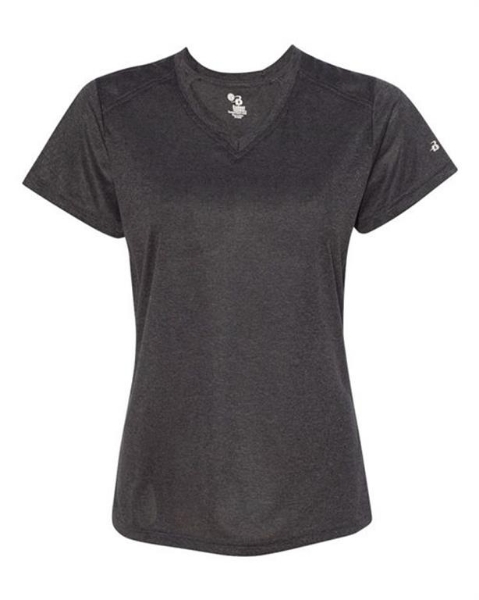 Badger - Women's Pro Heather V-Neck T-Shirt - 4362