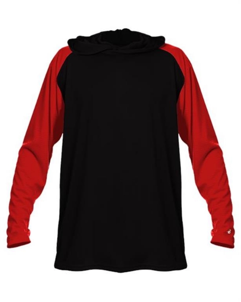 Badger - Breakout Hooded Long Sleeve T-Shirt - 4235