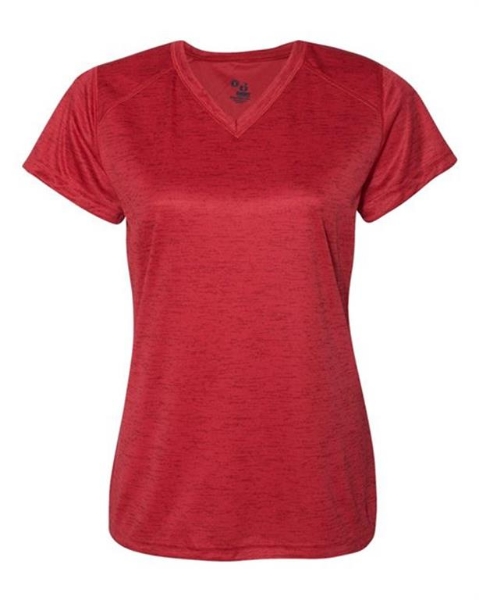 Badger - Women's Tonal Blend V-Neck T-Shirt - 4175