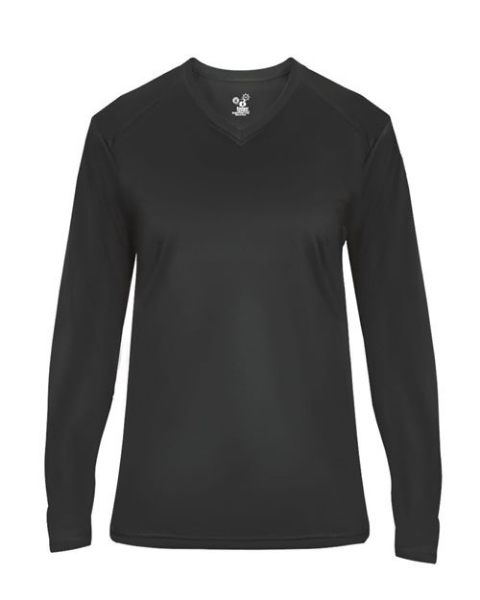 Badger - Ultimate SoftLock™ Women's V-Neck Long Sleeve T-Shirt - 4064