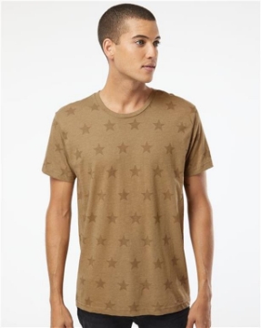 Code Five - Star Print Tee - 3929