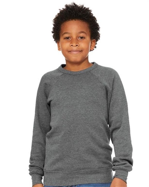 BELLA + CANVAS - Youth Sponge Fleece Crewneck Sweatshirt - 3901Y