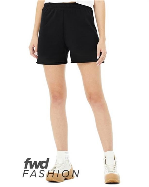 BELLA + CANVAS - FWD Fashion Women's Cutoff Fleece Shorts - 3797