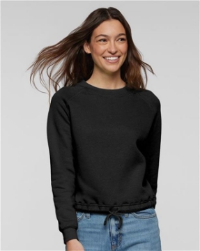 LAT - Women's Relaxed 3-End Boxy Fleece Crewneck Sweatshirt - 3528