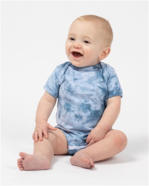 Dyenomite - Infant Crystal Tie-Dyed Onesie - 340CR