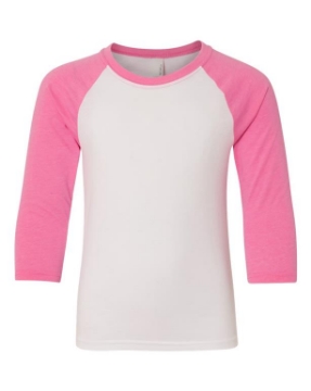 Hot Pink Sleeves/ White Body