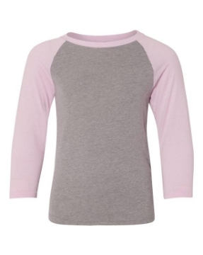 Lilac Sleeves/ Dark Heather Grey Body