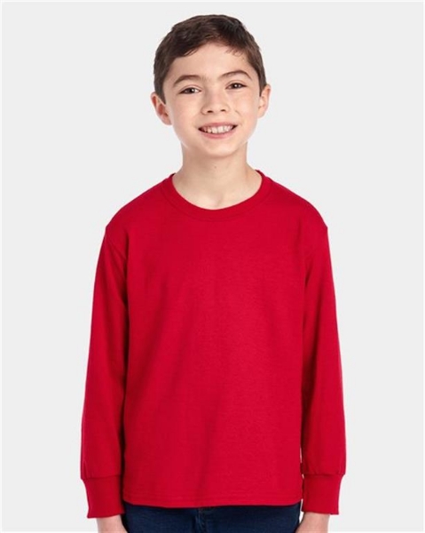 JERZEES - Dri-Power® Youth Long Sleeve 50/50 T-Shirt - 29BLR