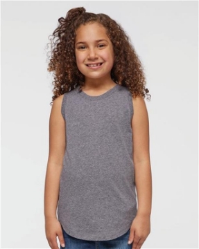 LAT - Girls' Relaxed Fine Jersey Tank - 2692